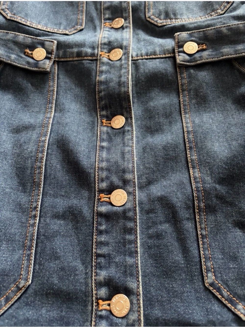 Veronica Beard Mckinley Denim Button-Front Dress - Picture 6 of 11
